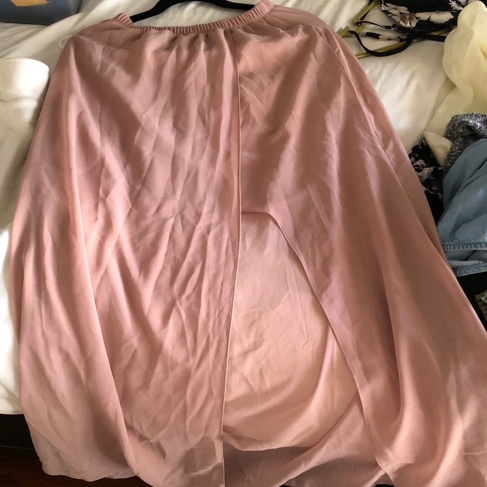 Peach skirt